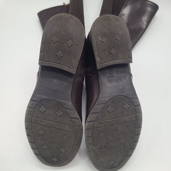 Life Stride Womens X Anita Dark Chocolate Wide Calf Tall Riding Boots Size 8W - Picture 6 of 16